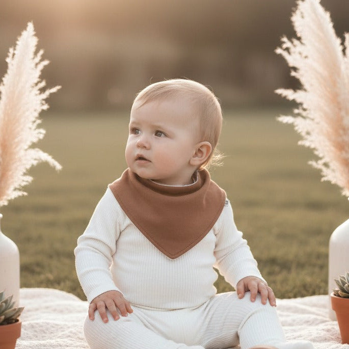 bandana_babador algodao premium lisa cor caqui