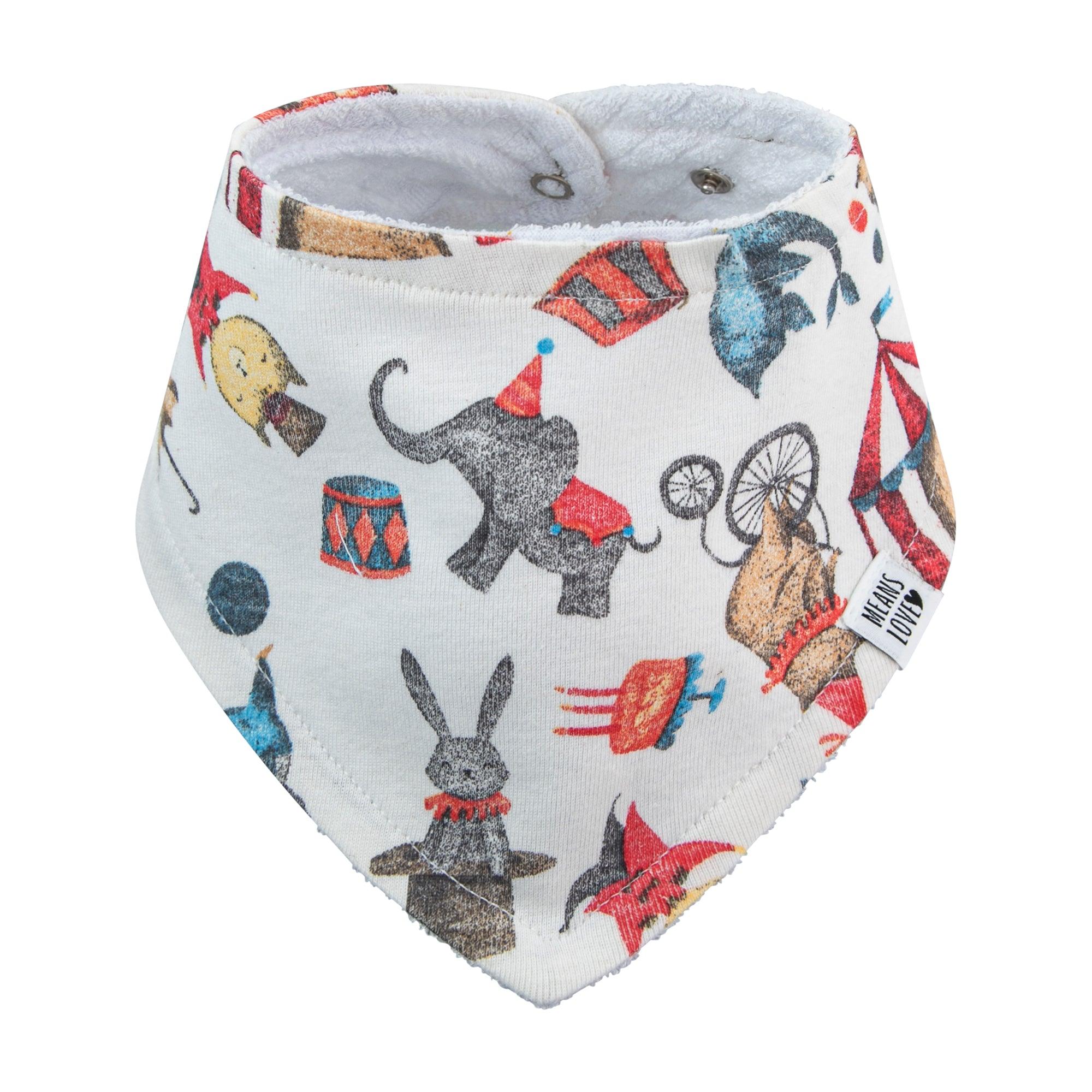 bandana bebe babador atoalhado means love baby estampada circo vintage catalogo