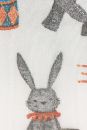 Bandana Babador Bebê Unissex – Malha Algodão Estampado | Circo Vintage