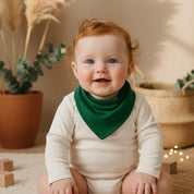 bandana bebe verde bandeira atoalhada means love baby