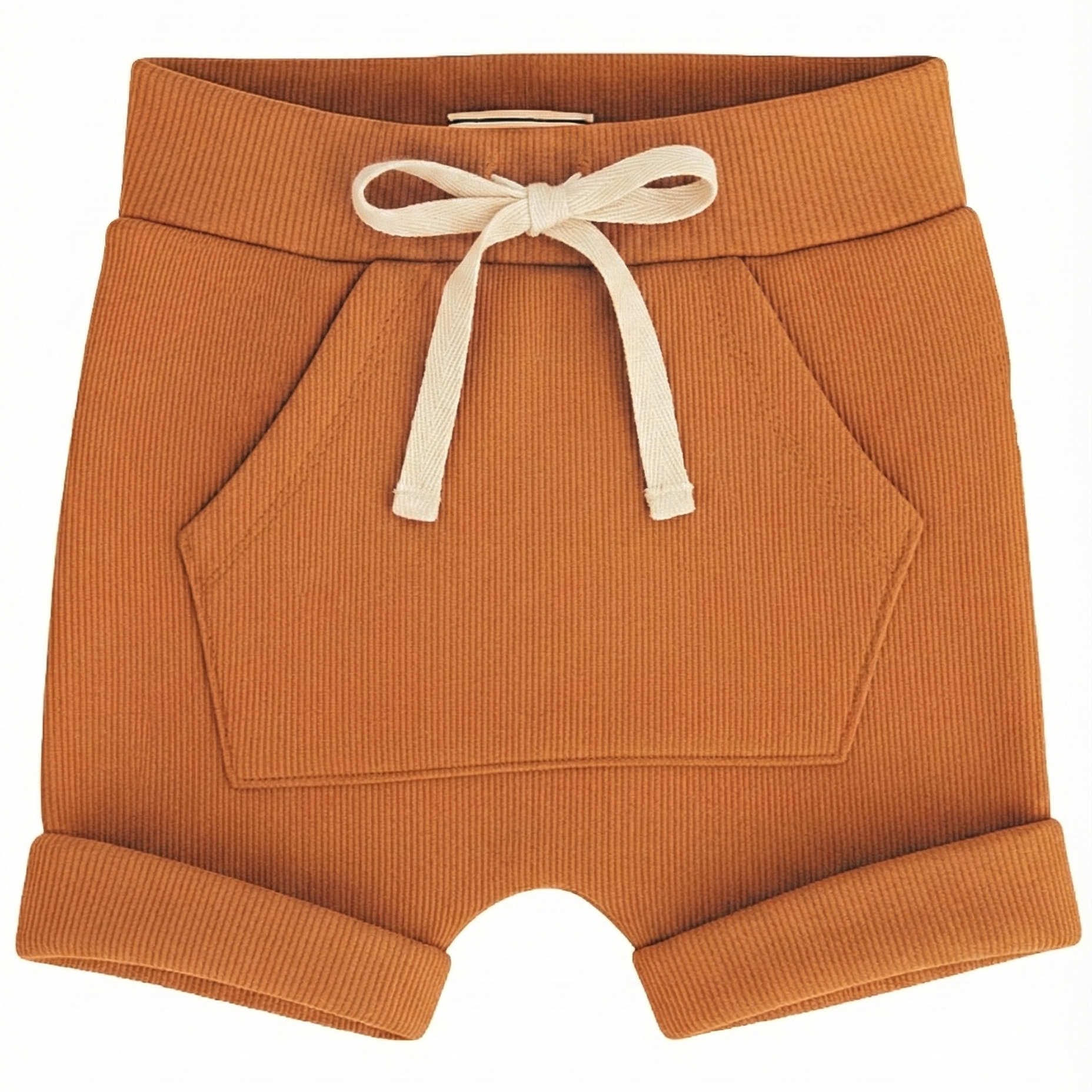 bermuda bebe infantil canelada algodao premium lisa caramelo means love baby catalogo