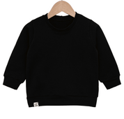 blusao moletinho infantil bebe stretch preto
