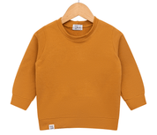 blusao moletinho stretch mostarda infantil bebe