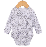 Body Kimono Bebê Recém-Nascido à 3 Meses Unissex - Malha Algodão Estampada | Dots