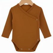 body kimono 0-3 meses means love baby cor caramelo
