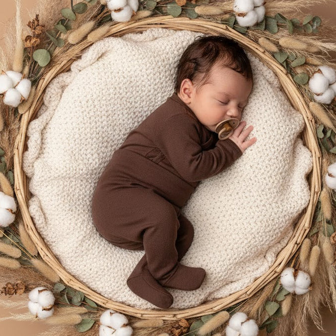body kimono com calca pezinho recem nascido marrom cafe liso luxo means love baby2