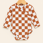 Body Kimono Bebê Recém-Nascido à 3 Meses Unissex - Algodão Premium Estampa Exclusiva | Plaid