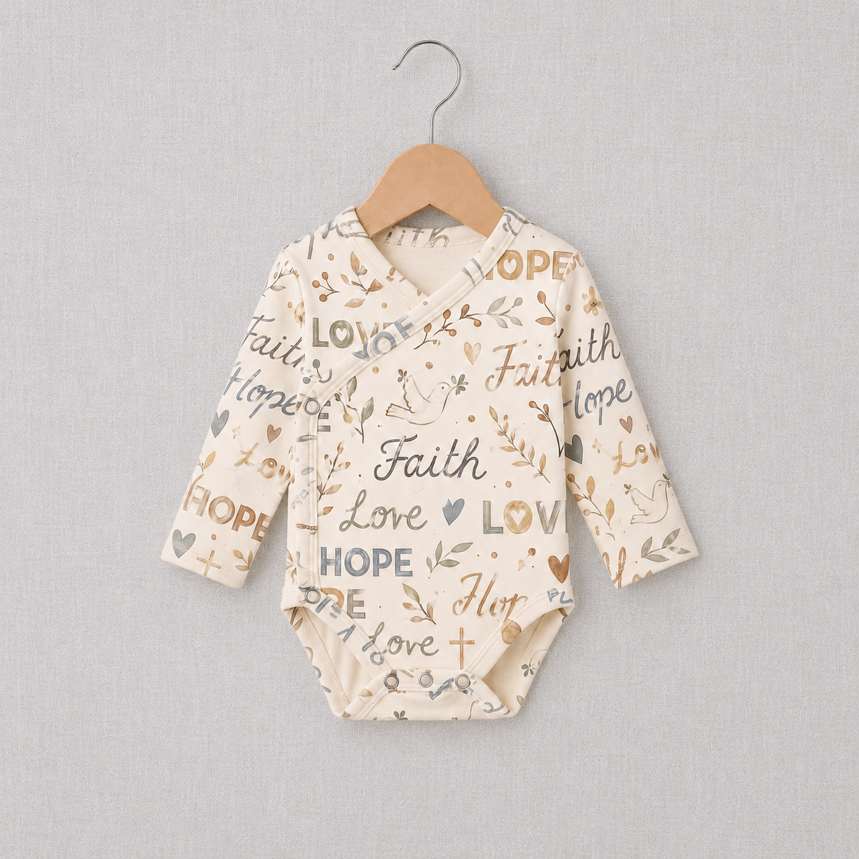 Body Kimono Recém-Nascido à 3 Meses - Cotton Adapt | Blessed