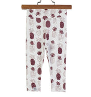Legging Bebê/Infantil Menina – Algodão Premium Estampa Exclusiva | Abacaxi Boho