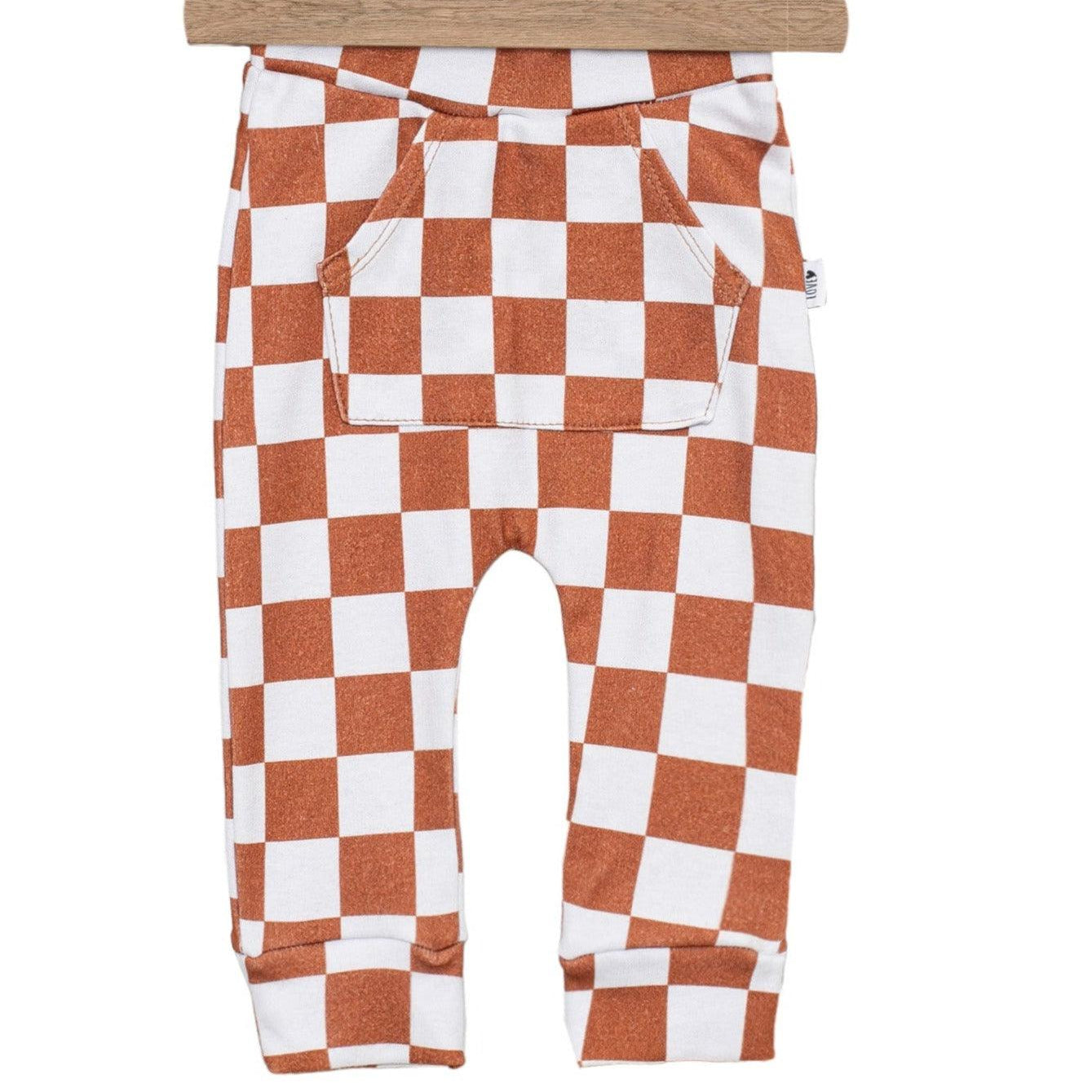 calca bebe e infantil means love baby algodao premium  plaid