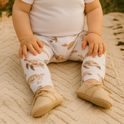 Legging Bebê e Infantil Menina – Algodão Premium Estampa Exclusiva | Tartarugas Aquareladas