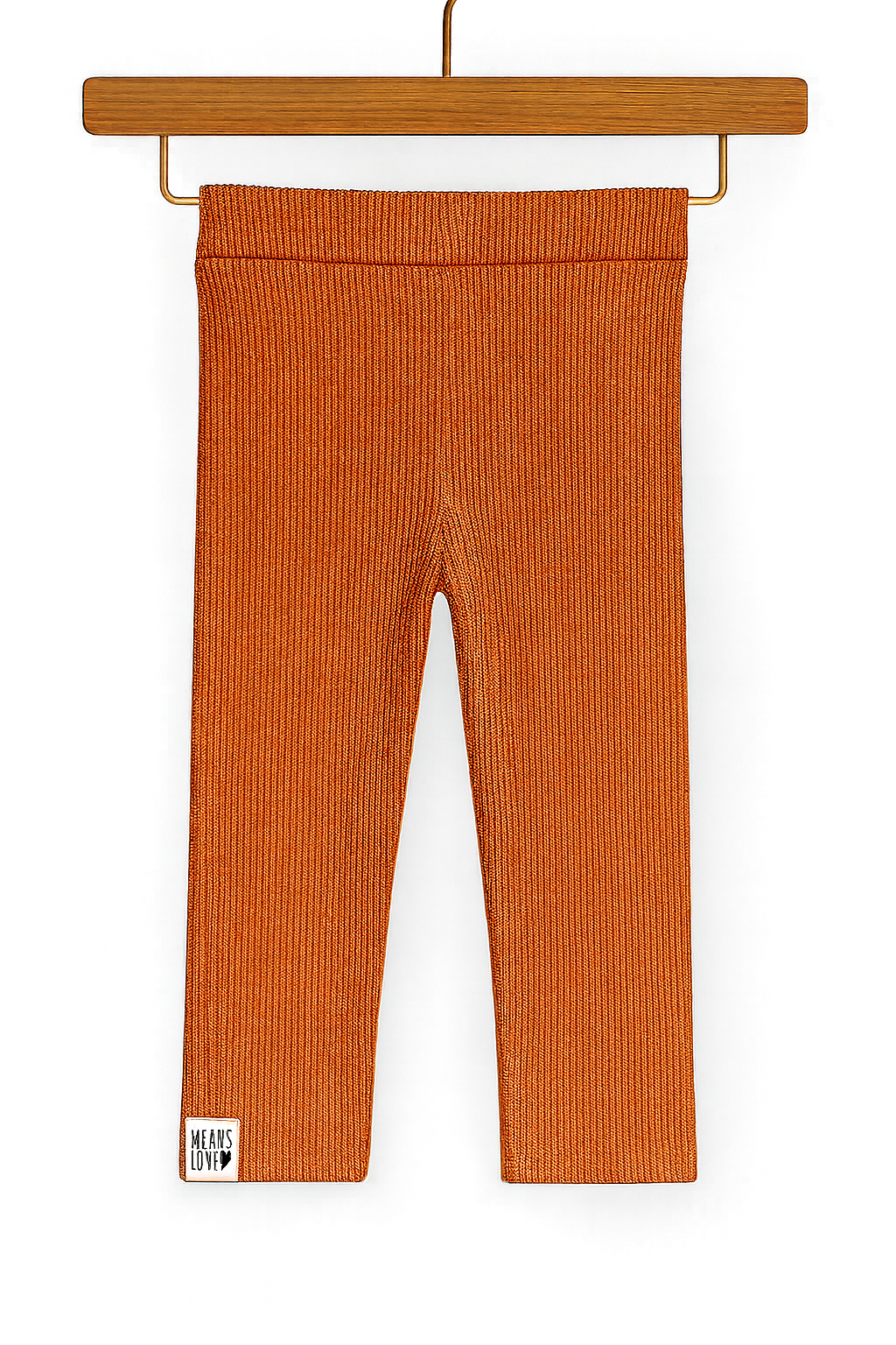 calca legging ferrugem bebe infantil means love baby canelada premium