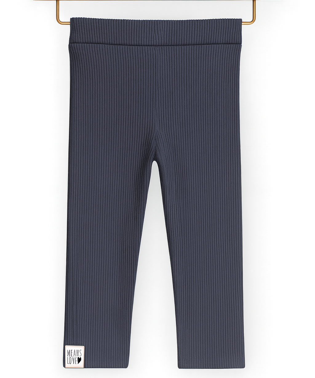 calca legging marinho mescla bebe infantil means love baby canelada premium