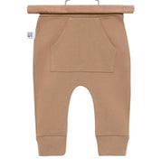 calca marrom algodao premium 100 por cento means love baby lisa bege clássico