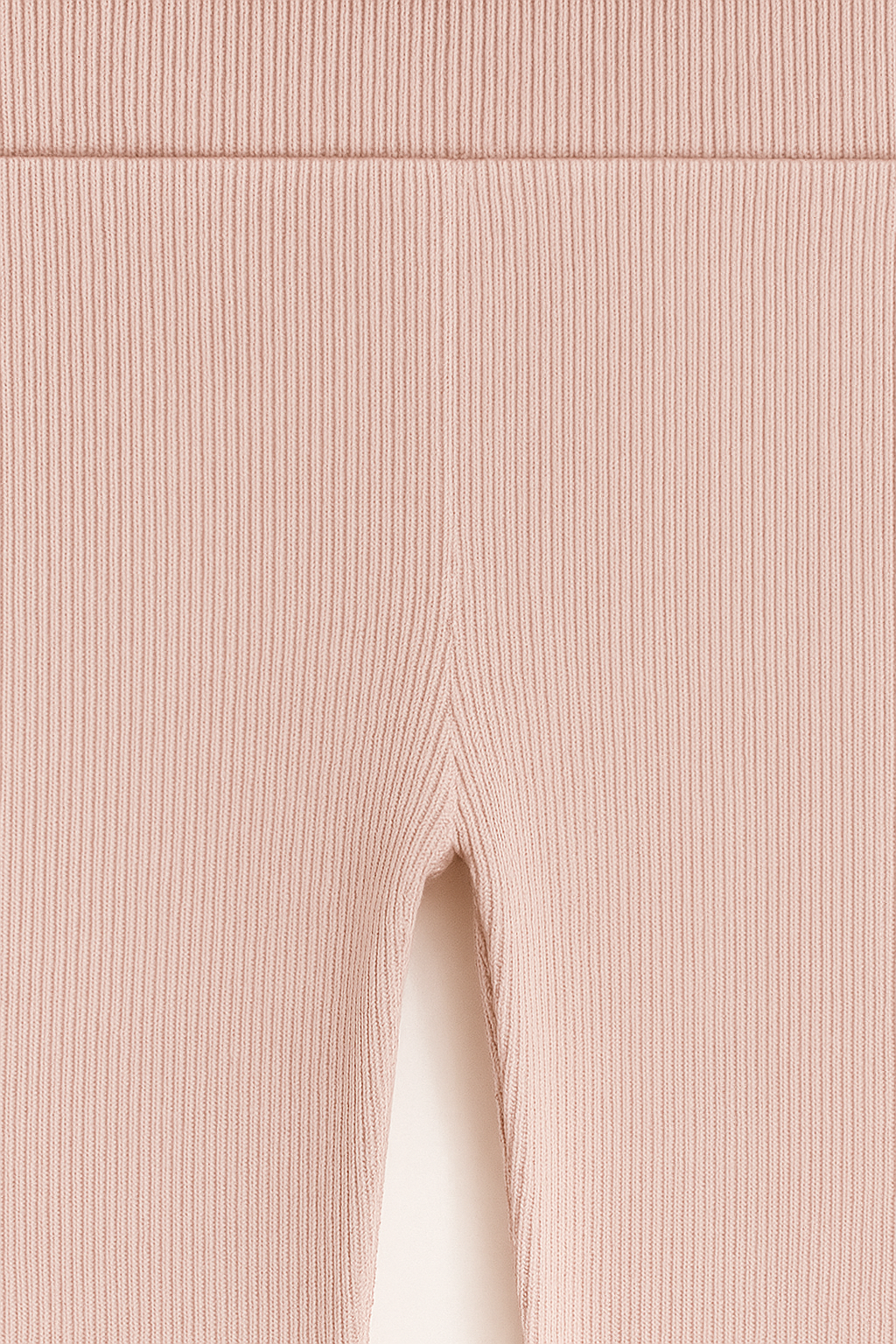 Legging Bebê e Infantil Menina – Canelado Algodão Premium Liso | Rosa Claro