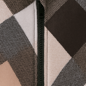 detalhe jaqueta bebe infantil xadrez diagonal