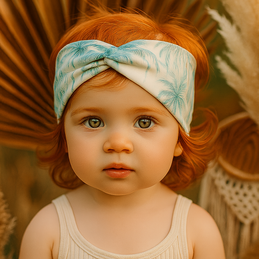 faixinha de cabelo bebe algodao premium estampa exclusiva selva means love baby