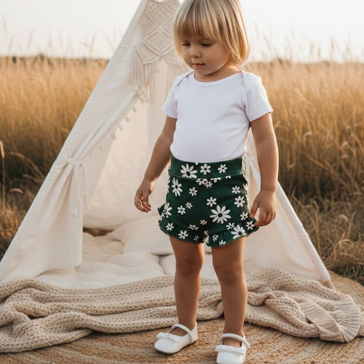 Short Bebê e Infantil Menina –  Algodão Premium Estampa Exclusiva | Daisy