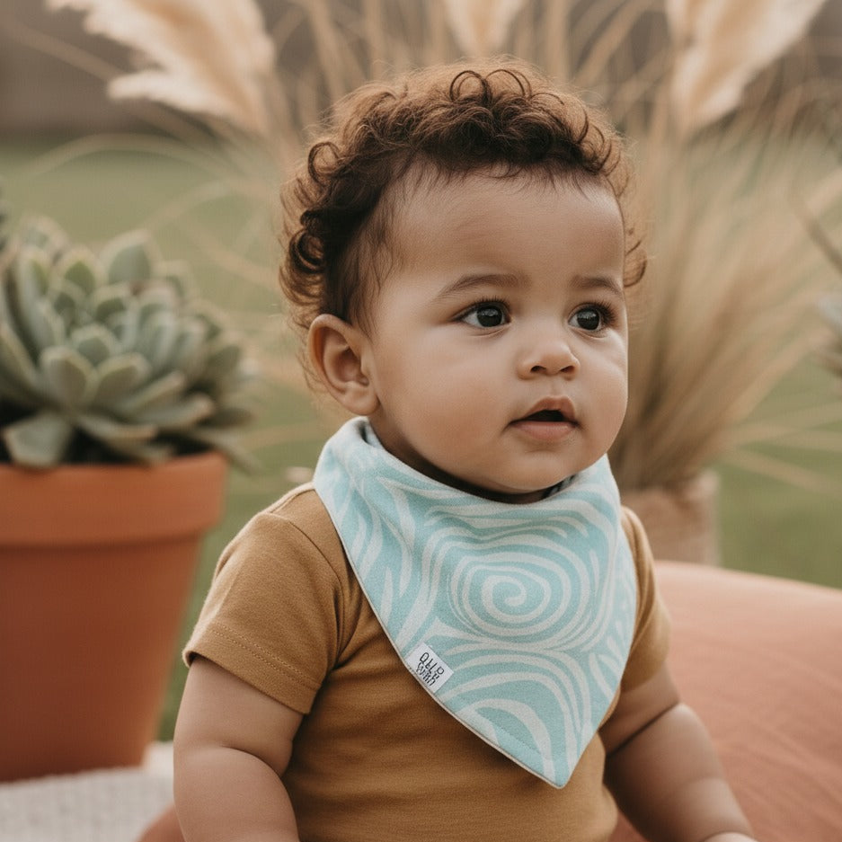 Bandana Babador Bebê Unissex – Algodão Premium Estampa Exclusiva | Ventania
