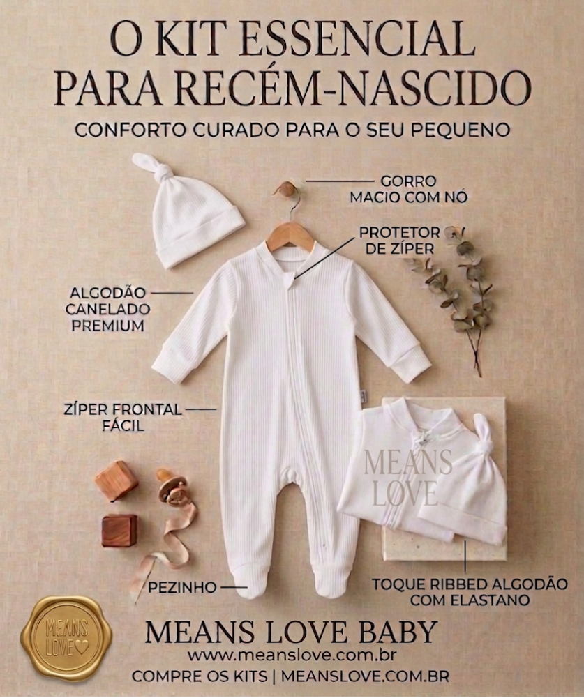 Saída Maternidade – Recém-Nascido a 3 Meses | Branco Puro