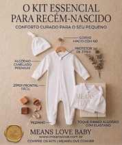 Saída Maternidade – Recém-Nascido a 3 Meses | Branco Puro