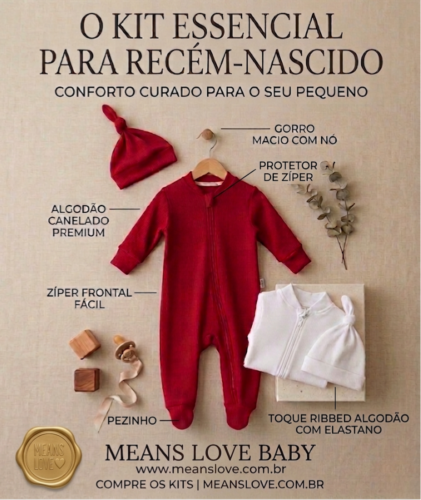 Saída Maternidade – Recém-Nascido a 3 Meses | Tomate