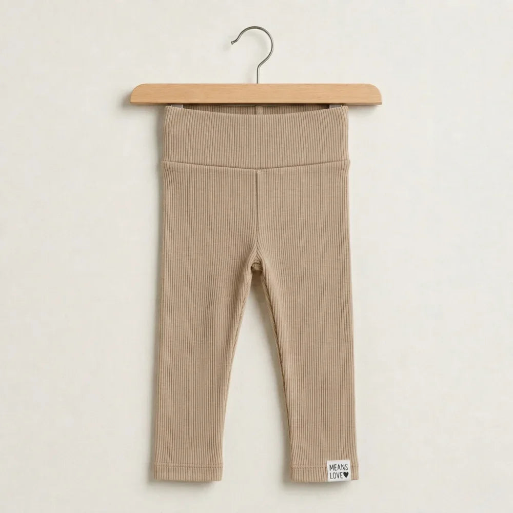 Legging - Algodão Canelado | Areia