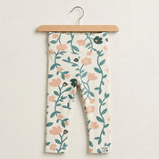 Legging - Cotton Adapt | Floral Vintage Tons de Azul