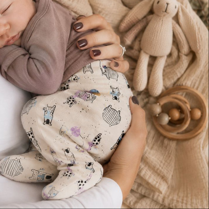 Kit Body Kimono + Calça com Pezinho – Recém-Nascido à 3 Meses | 100% algodão - Havana e Winter
