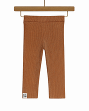 Legging Bebê e Infantil Menina – Canelado Algodão Premium Liso | Marrom Claro