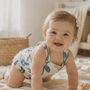Jardineira Romper - Poliéster + Elastano Estampado | Floral Vintage Grande
