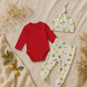 Kit RN Essencial – Look Primeiro Dia | Lemons + Vermelho da Sorte