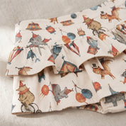 short saia camadas circo vintage detalhe