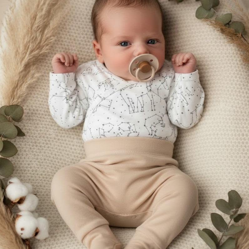 Body Kimono Bebê Recém-Nascido à 3 Meses Unissex - Algodão Premium Estampa Exclusiva | Signos