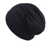 Touca Gorro Bebê/Infantil Unissex - Algodão Liso | Preta