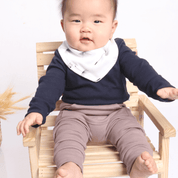 Calça Bebê/Infantil Com Bolsão Unissex [Algodão - Lisa] - Caqui