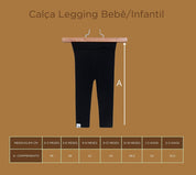 Legging Bebê/Infantil Menina [Algodão Stretch - Lisa] - Salmão