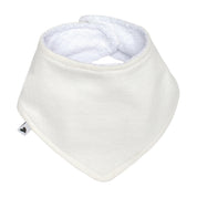 Bandana/Babador Bebê Unissex [Algodão - Lisa] - Branca