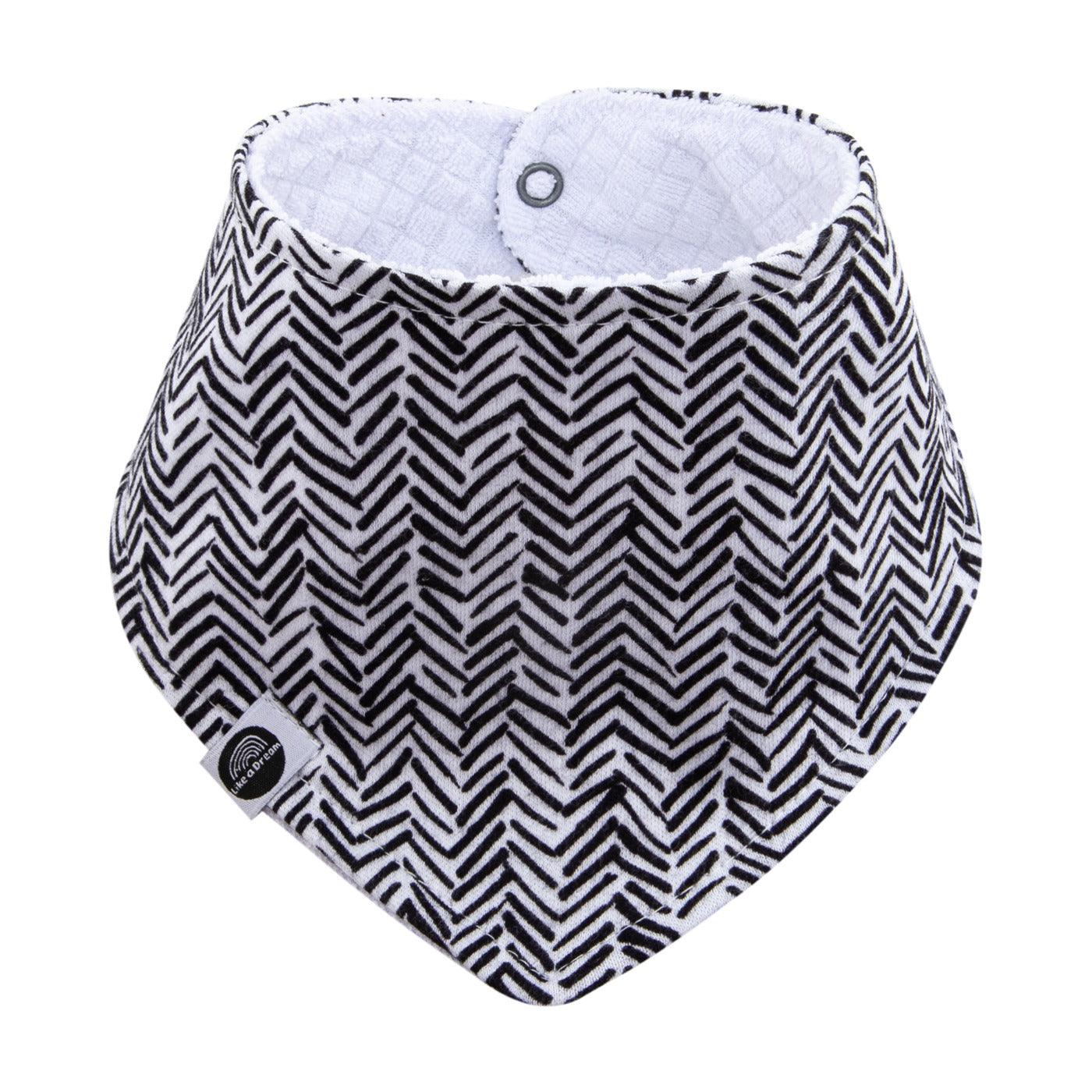 Bandana/Babador Bebê Unissex [Algodão - Estampada] - Geométrica