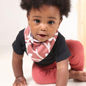 Bandana/Babador Bebê Menina [Algodão - Estampada] - Galhos