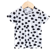 Camiseta Bebê e Infantil Manga Curta Unissex - Meia Malha 100% Algodão Premium Estampa | Poá