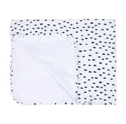 Cueiro Forro Branco Unissex | Estampa Chuva – 100% Algodão Com Forro Canelado