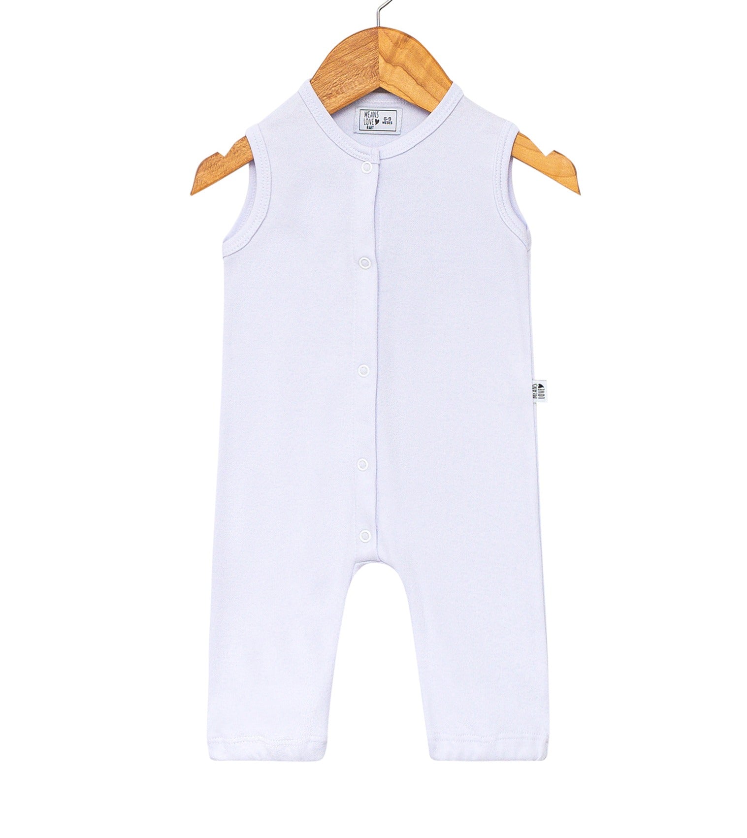 Macaquinho Botões Bebê /Infantil - Branco