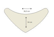 BANDANA/BABADOR/BABEIRA BEBÊ UNISSEX [ALGODÃO - ESTAMPA] - PRETO POÁ BRANCO