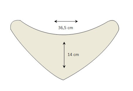 BANDANA/BABADOR/BABEIRA BEBÊ UNISSEX [ALGODÃO - ESTAMPA] - PRETO POÁ BRANCO