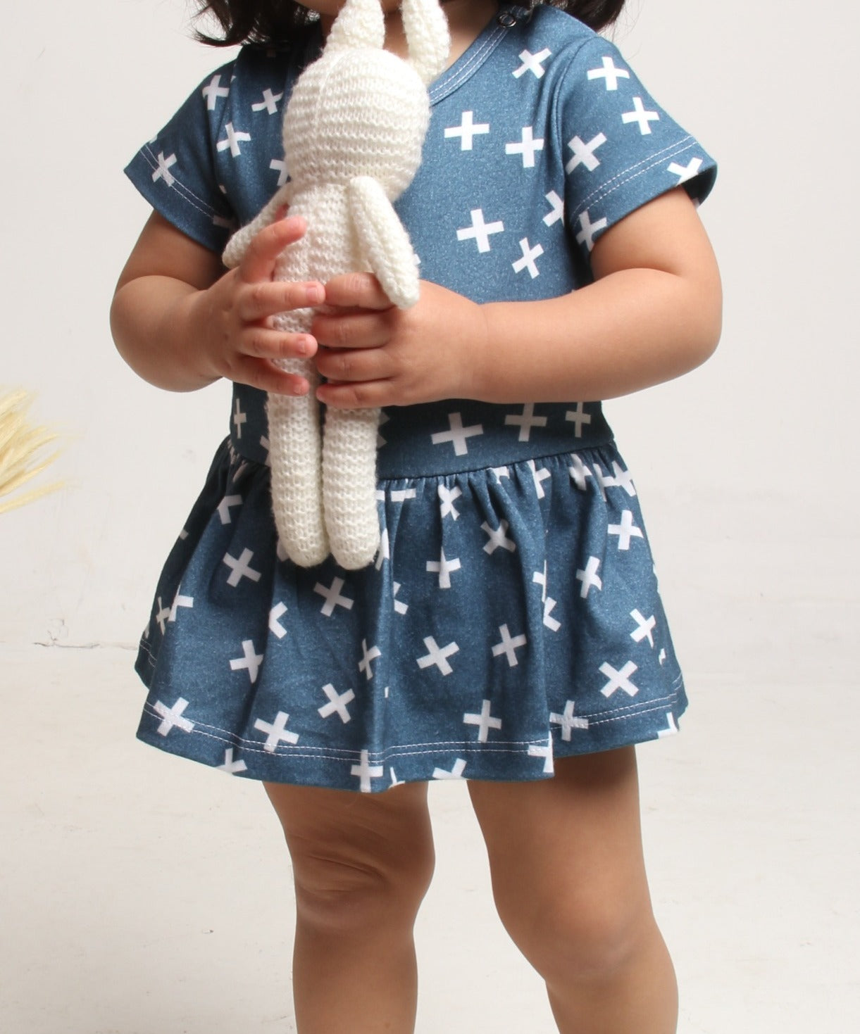 Body Vestido Bebê/Infantil Blue Kisses