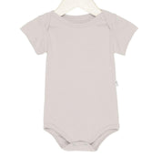 Body Bebê/Infantil Manga Curta Unissex [Malha Algodão - Liso] - OffWhite