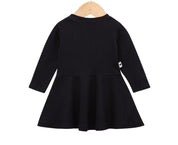 Vestido de Inverno Infantil - Preto