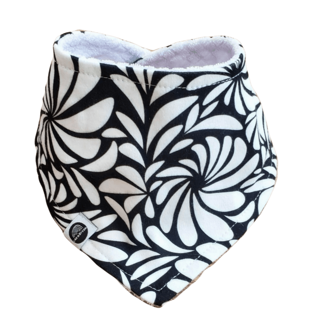 Bandana/Babador Bebê Unissex [Algodão - Estampada] - Abstrata