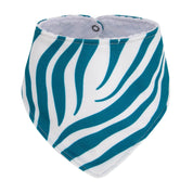 Bandana Babador Bebê Unissex – Poliéster Stretch Estampado | Zebrinha Verde